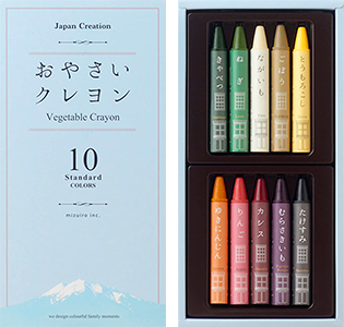 乳幼児が口に入れても安全な、おやさいクレヨン「mizuiro 株式会社(代表取締役 木村尚子氏)」