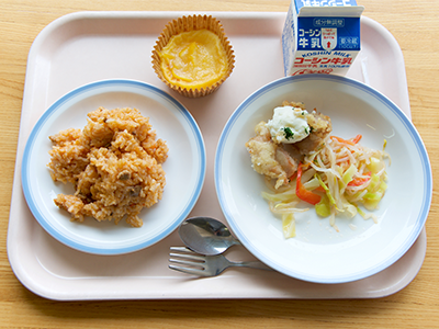 シェフがプロデュースする学校給食